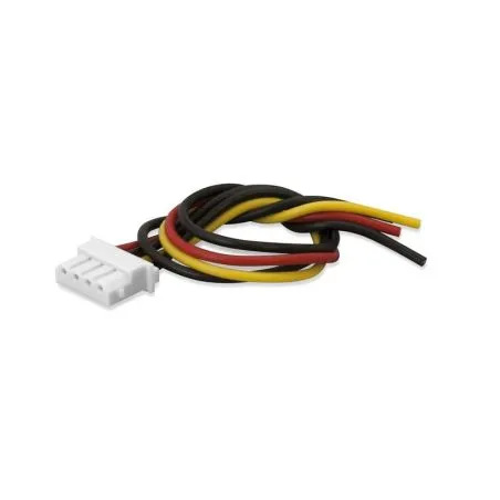 Conector Molex fêmea de 4 pinos e cabos