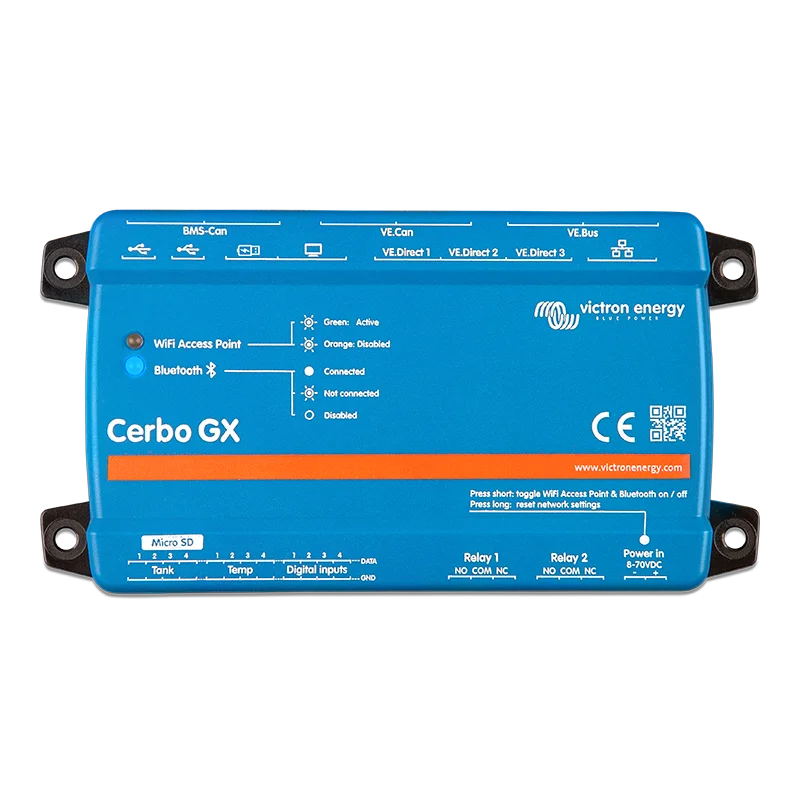 Sistema de monitoramento Victron Cerbo GX