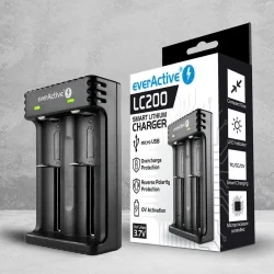Carregador everActive LC-200 Smart Lithium