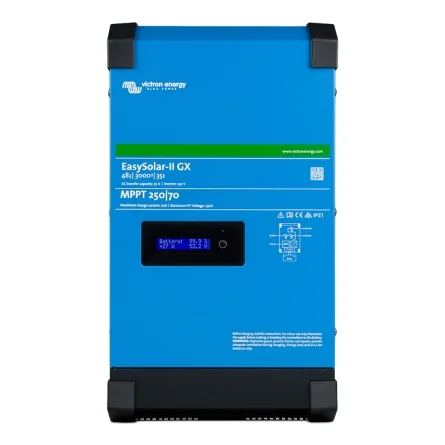 Victron EasySolar-II 48/3000-35/32 MPPT 250/70 GX Inversor Carregador e Controlador de Carga Solar (Solução Tudo-em-Um)