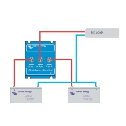 Combinador de Bateria de Diodo Victron Argodiode BCD 402 - 2 Baterias de 40A