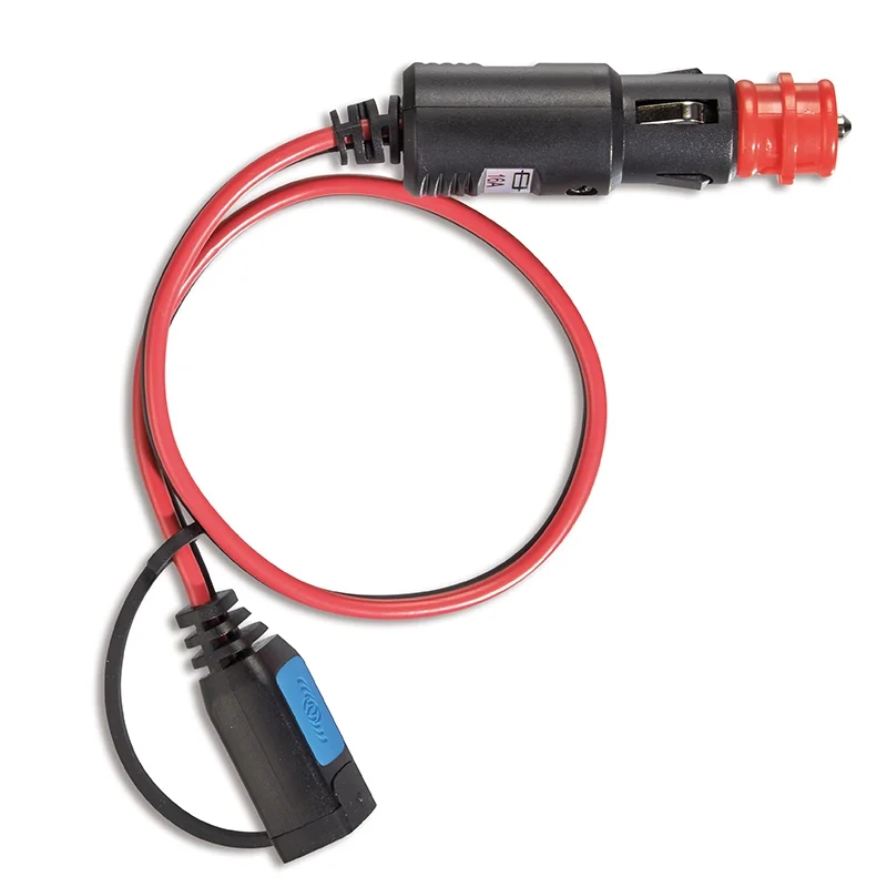 Cabo de Tomada de Isqueiro Victron 12V com Fusível para Carregador de Bateria Blue Smart IP65