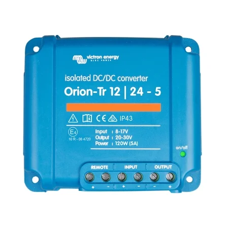 Conversor DC-DC Isolado Victron Orion-Tr 12-24 5A (120W)