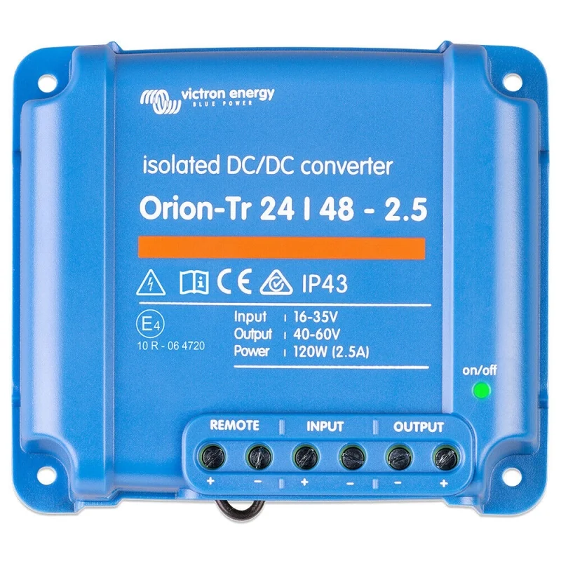 Conversor DC-DC Isolado Victron Orion-Tr 24-48 2.5A (120W)