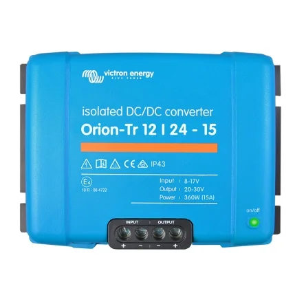 Conversor DC-DC Isolado Victron Orion-Tr 12-24 15A (360W)