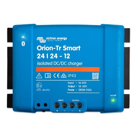 Carregador DC-DC Isolado Victron Orion-Tr Smart 24V - 24V 12A (280W)