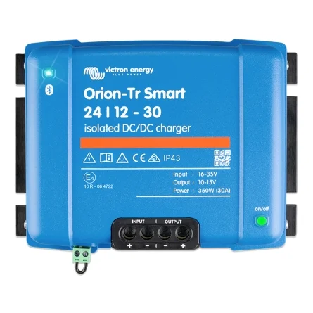 Carregador DC-DC Isolado Victron Orion-Tr Smart 24-12 30A (360W)