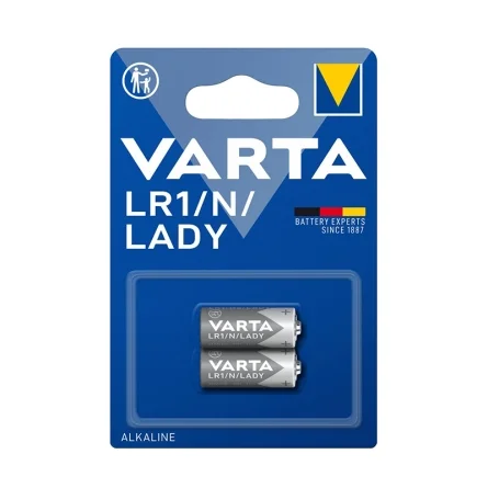 Pilhas Alcalinas Varta LR1 N LADY Alkaline Special (2 Unidades)