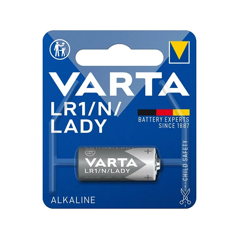 Pilhas Alcalinas Varta LR1 N LADY Alkaline Special (1 Unidade)