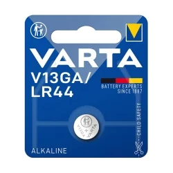 Pilhas tipo Botão Alcalinas Varta V13GA LR44 (1 Unidade)