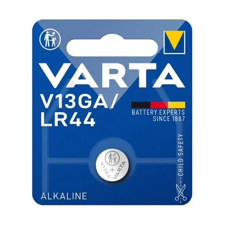 Pilhas tipo Botão Alcalinas Varta V13GA LR44 (1 Unidade)