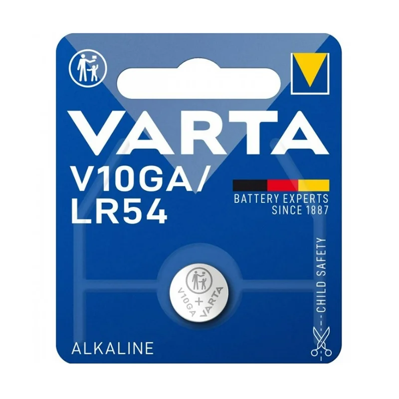 Pilhas tipo Botão Alcalinas Varta V10GA LR54 (1 Unidade)