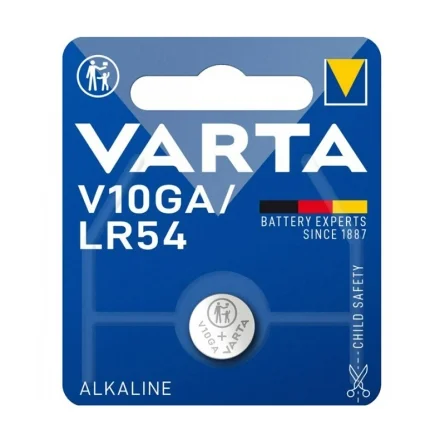 Pilhas tipo Botão Alcalinas Varta V10GA LR54 (1 Unidade)