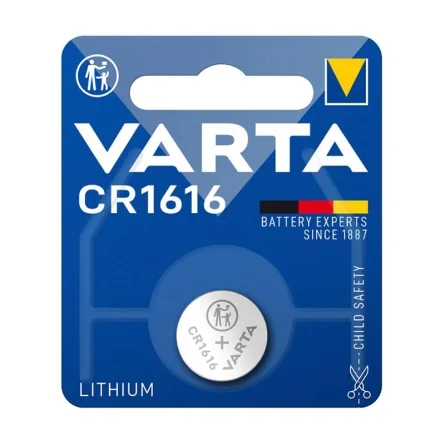 Pilhas de Moeda de Lítio Varta CR1616 (1 Unidade)