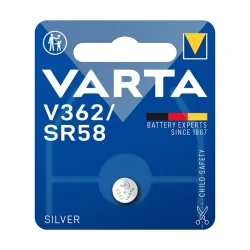 Pilhas Botão de Óxido de Prata Varta V362 SR58 (1 Unidade)