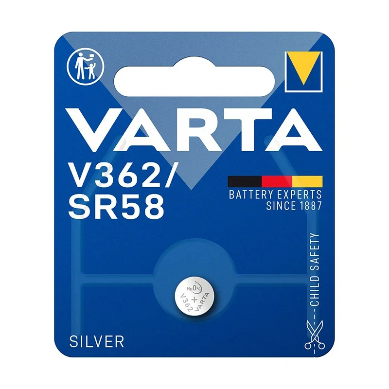 Pilhas Botão de Óxido de Prata Varta V362 SR58 (1 Unidade)