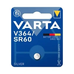 Pilhas Botão Óxido de Prata Varta V364 SR60 (1 Unidade)