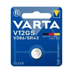 Pilhas Botão Óxido de Prata Varta V12GS V386 SR43 (1 Unidade)