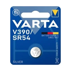 Pilhas Botão Óxido de Prata Varta V390 SR54 (1 Unidade)