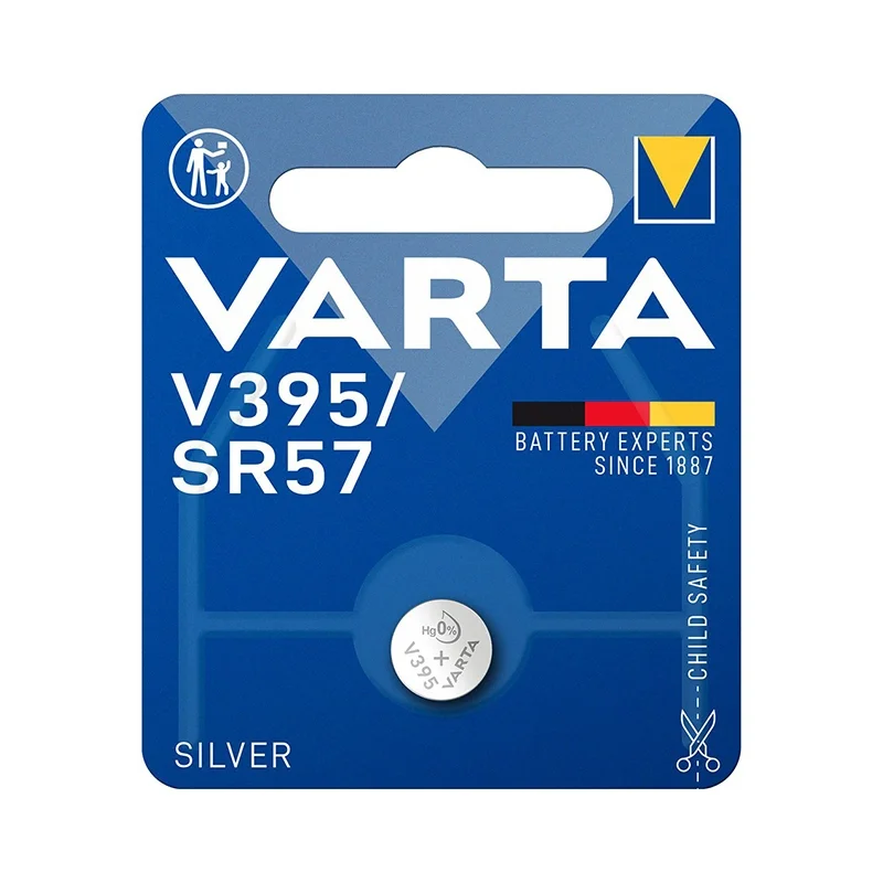Pilhas Botão Óxido de Prata Varta V395 SR57 (1 Unidade)