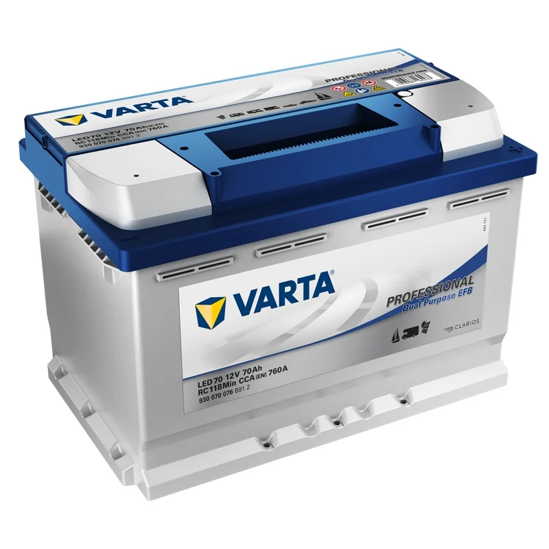 Bateria Varta LED70 70Ah Professional Dual Purpose EFB