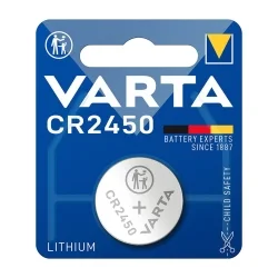 Pilhas Botão Lítio Varta CR2450 (1 Unidade)