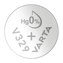 Pilhas Botão Óxido de Prata Varta V329 SR731 (1 Unidade)
