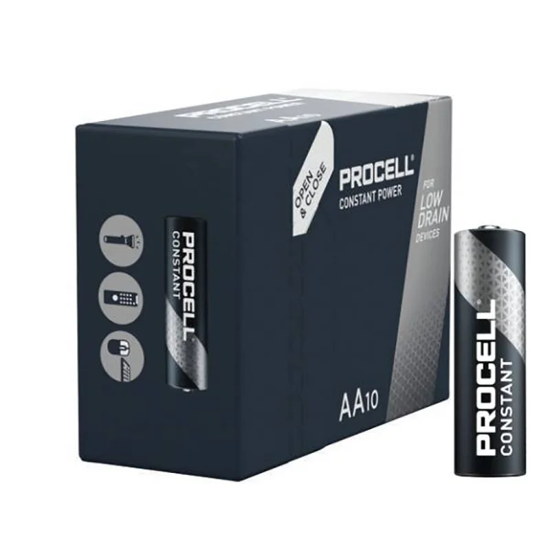 Pilhas Alcalinas Procell AA LR6 Constant Power (10 Unidades)