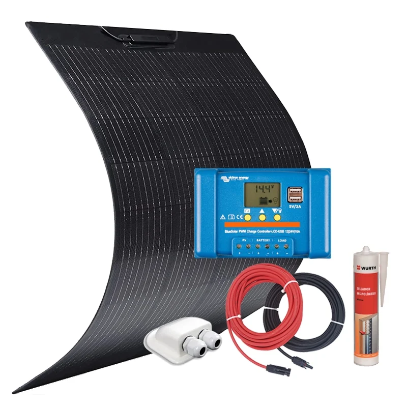 Kit de Energia Solar Flexível 180W 12V