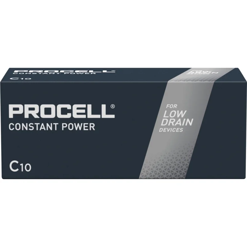 Pilhas Alcalinas Procell C LR14 Constant Power (10 Unidades)