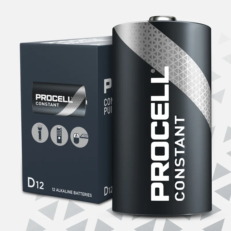 Pilhas Alcalinas Procell D LR20 Constant Power (10 Unidades)
