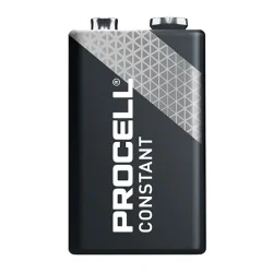 Pilhas Alcalinas 9V 6LR61 Duracell Industrial substituídas por Procell Constant Power (10 Unidades)