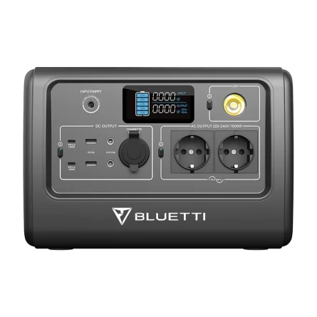 Power Station Portátil BLUETTI EB70: Gerador Solar Compacto de 716Wh 1000W Bateria LiFePO4 Ultraestável