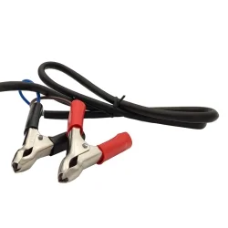 Carregador de 10A para Bateria de 12V de Lítio com Clipes de Crocodilo