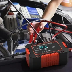 Carregador Inteligente 12V 6A para Baterias de Chumbo