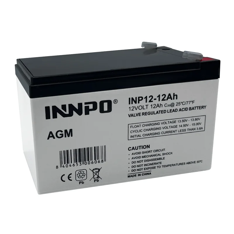 Bateria de Chumbo AGM 12V 12Ah