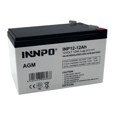 Bateria de Chumbo AGM 12V 12Ah