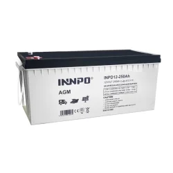 Bateria de Chumbo-Ácido AGM 12V 250Ah 1200A INNPO Marina y Ocio
