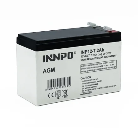 Bateria de Chumbo AGM 12V 7.2Ah