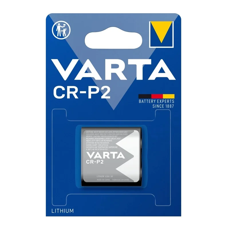 Pilhas Varta CR-P2 Lithium Professional (1 Unidade)