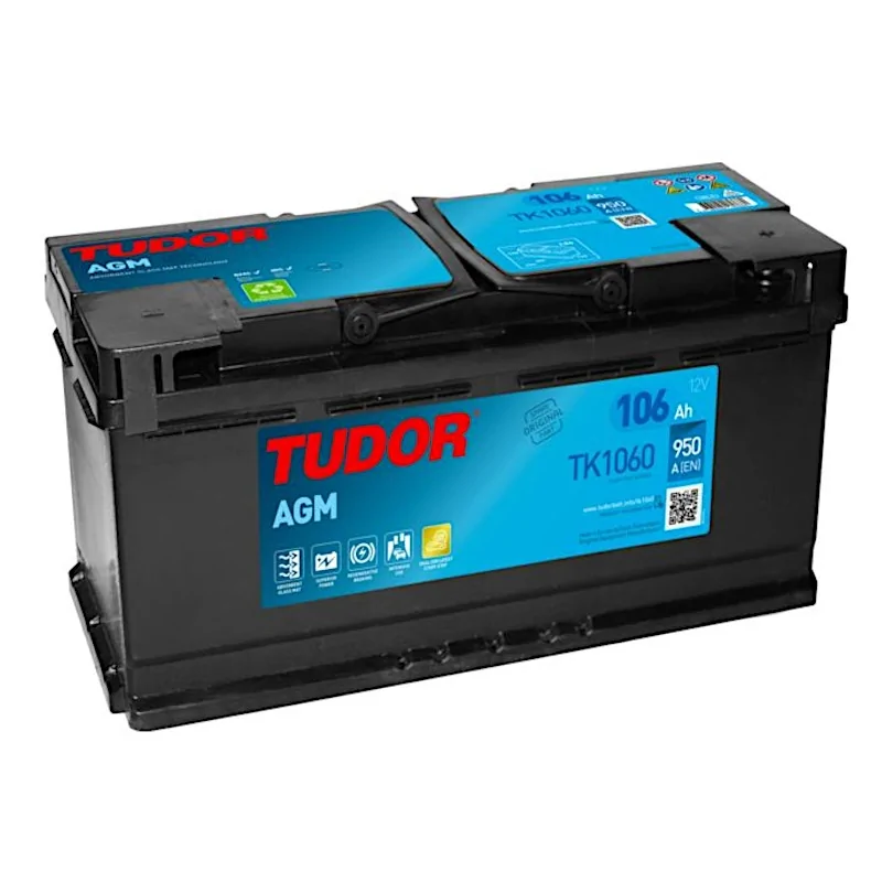 Bateria Tudor Start Stop AGM TK1060 106Ah