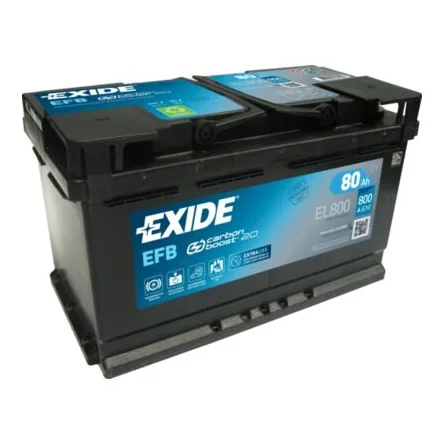 Bateria Exide Start Stop EFB EL800 80Ah