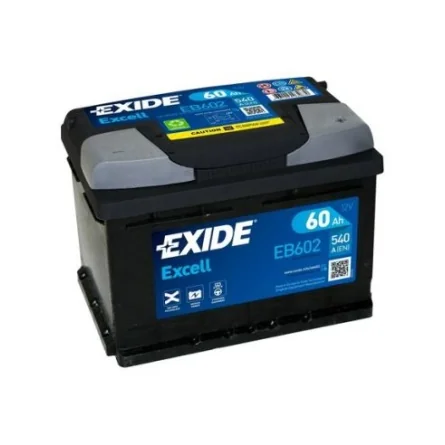 Bateria Exide Excell EB602 60Ah