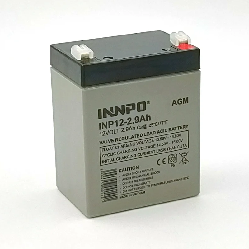 Bateria de Chumbo AGM 12V 2.9Ah