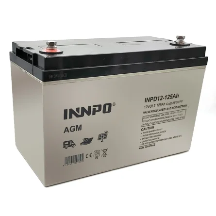 Bateria de Chumbo AGM 12V 125Ah Deep Cycle