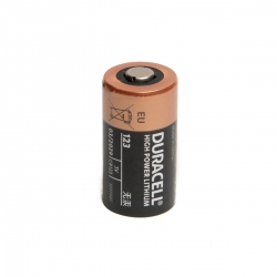 Pilhas de Lítio Duracell CR123A Ultra (1 Unidade)