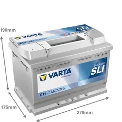 Bateria Varta E11 SLI 74Ah