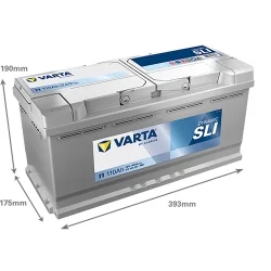 Bateria Varta I1 SLI 110Ah