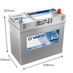 Bateria Varta B31 SLI 45Ah