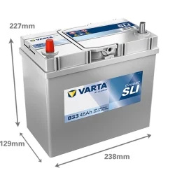 Bateria Varta B33 SLI 45Ah
